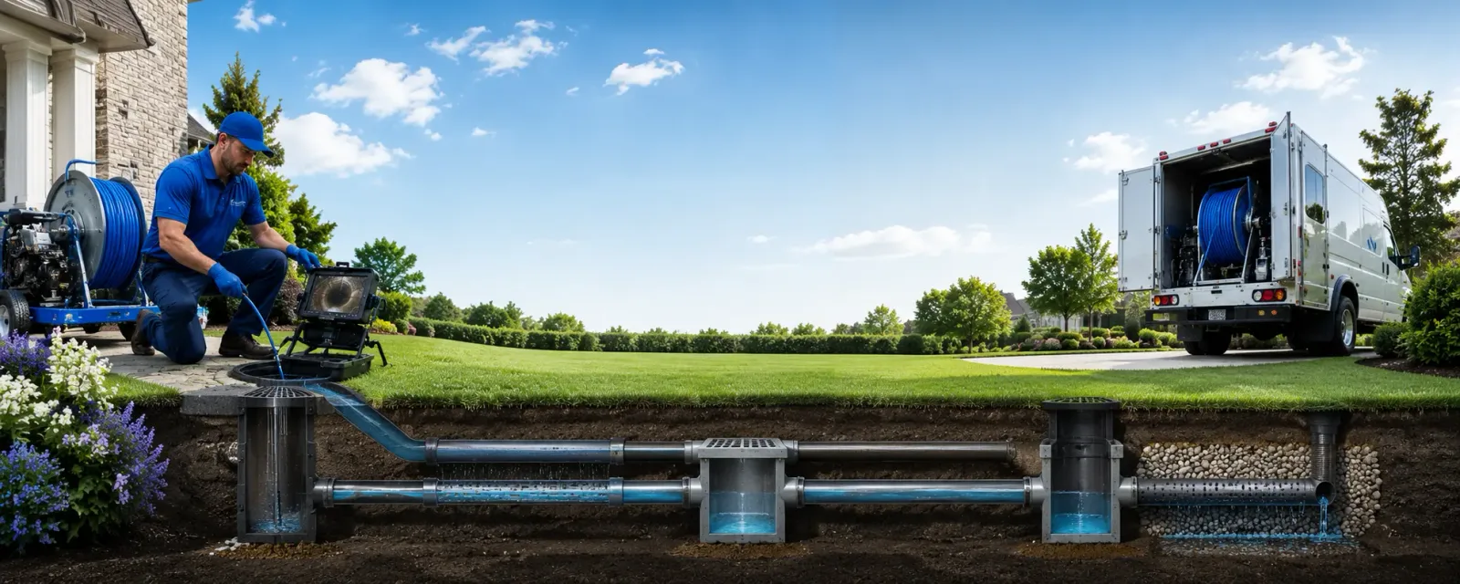 Outdoor drain cleaning information for Witherbee, NY